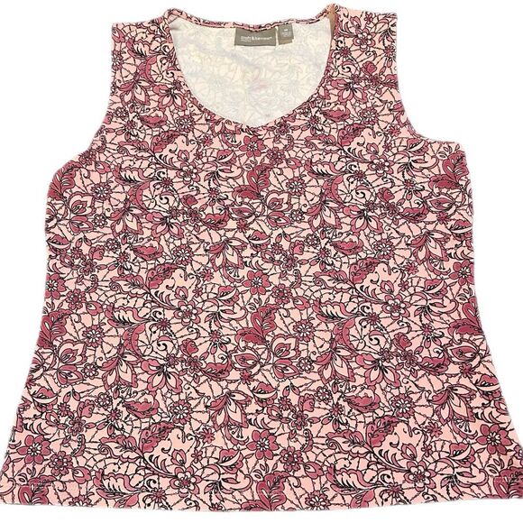 Croft & Barrow Stretch Floral Shirt-Medium - Picture 1 of 5